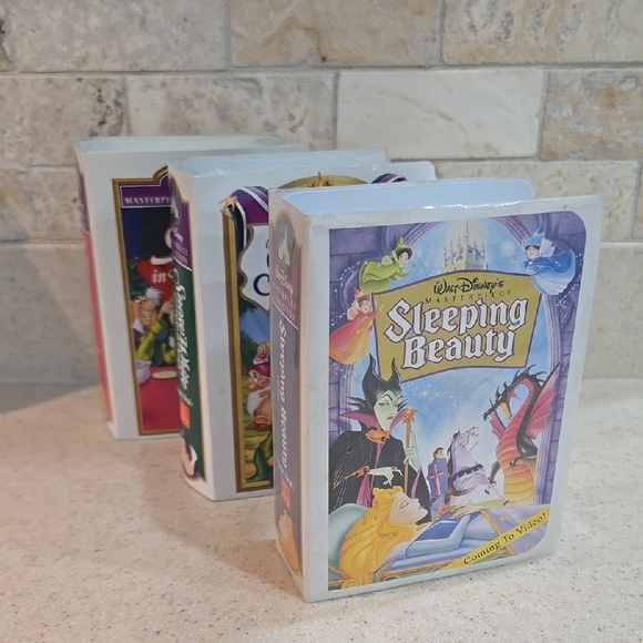 Disney Other - Vintage 1995 McDonalds Disney VHS Movie Toys [Lot Of 3]